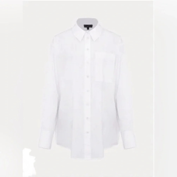 Gant Shirt Women Size XL White Ex Boyfriend Preppy Button Down Academia Classic - Picture 1 of 8